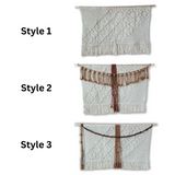 Large Wide Asymmetrical Macrame Wall Hanging