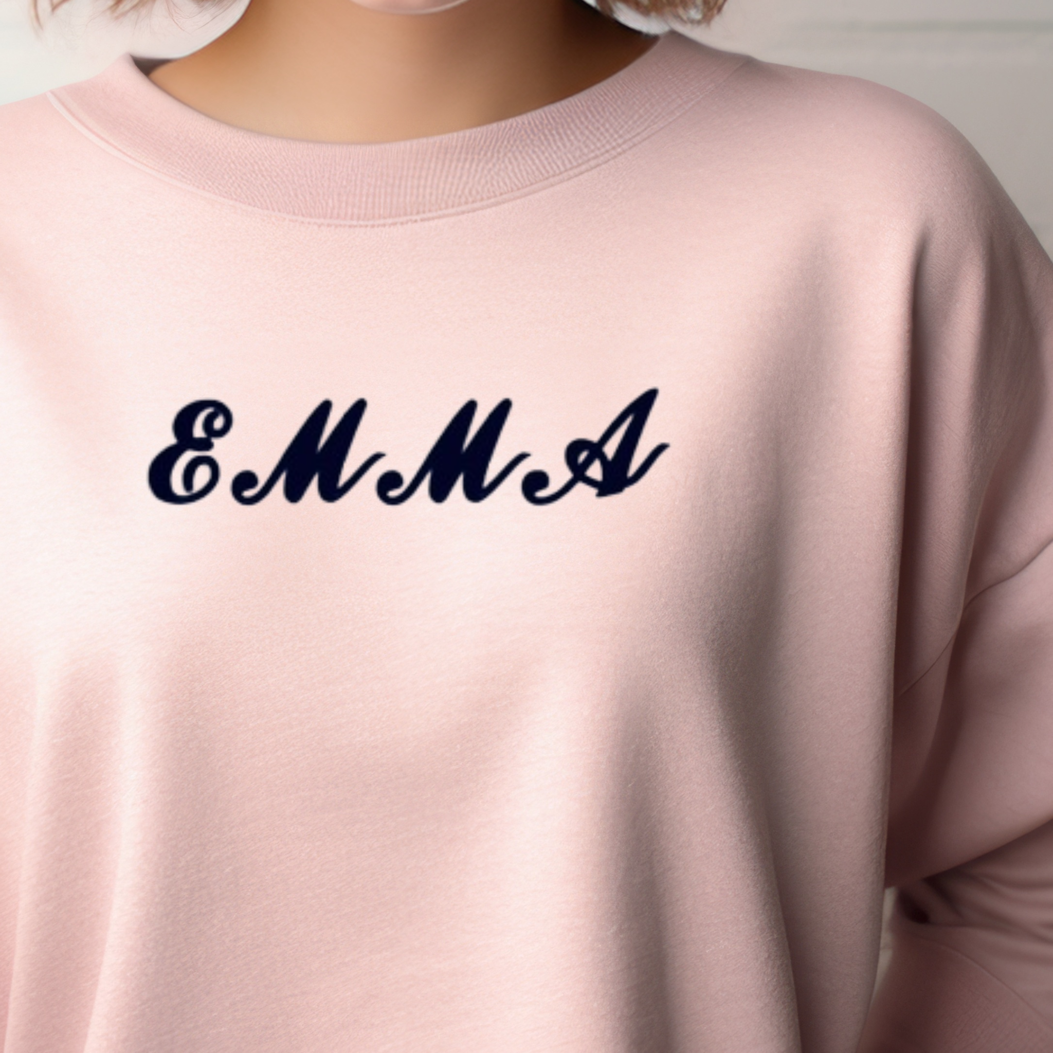 Black Embroidered Iron-On Letters – 2 Inch Raised Script Alphabet Patches