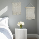 Medium Asymmetrical Macrame Wall Art | Boho Decor