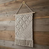 Medium Asymmetrical Macrame Wall Art | Boho Decor