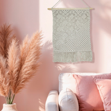 Medium Asymmetrical Macrame Wall Art | Boho Decor