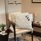 Personalized Macrame Pillow Cover with Fringe | Custom Boho 18x18 Pillow Cover